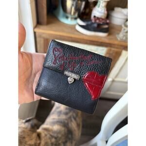Vintage Brighton Leather Wallet “hearts”
